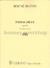 Passacaille, Op. 35 for Flute and Piano