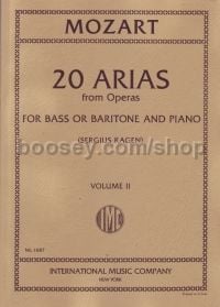 20 Arias vol.2 Bass Vce