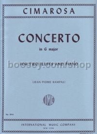 Concerto Gmaj 2 Flutes/Pianot