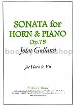 Sonata for Horn in Eb and Piano Op 75