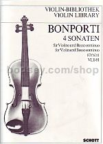 Sonatas (4) violin 