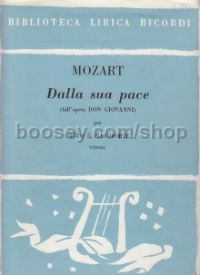 Dalla Sua Pace La Mia Depende from "Don Giovanni" (Tenor & Piano)