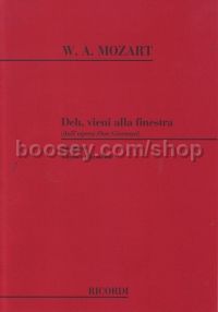 Deh, Vieni A Finestra from "Don Giovanni" (Baritone & Piano)