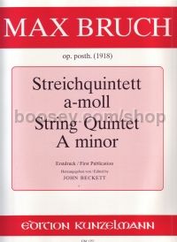 String Quintet in A minor (set of parts)