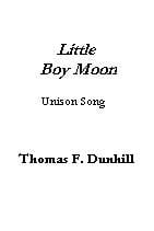 Little Boy Moon Unison 