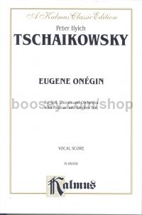 Eugene Onegin Op. 24 (Vocal Score English/Russian)