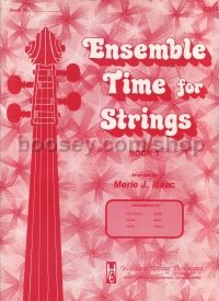 Ensemble Time For Strings Book 1 String Bass 