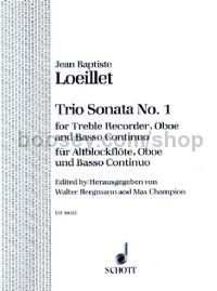 Trio Sonata No1 (rec/fl /ob/pft) 