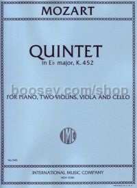 Quintet K452 Eb (Piano/2 Violins/Viola/Cello)