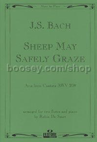 Sheep May Safely Graze 2 Flutes & Pno 