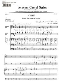 Hymn (after The Song Of Battle) SATB 