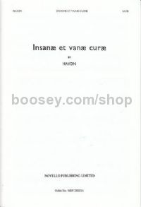 Insanæ Et Vanæ Curæ (SATB & Organ)