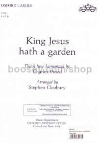 King Jesus hath a garden SATB