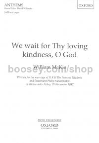 We wait for Thy Loving Kindness T/SATB