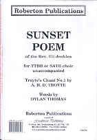 Every Morning (Sunset Poem) SATB