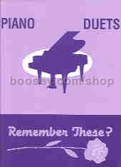 Remember These Piano Duet 