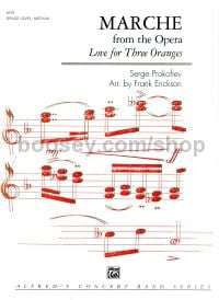 March (from "Love for Three Oranges Op 33") arr. concert band
