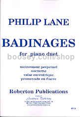 Badinages for piano duet