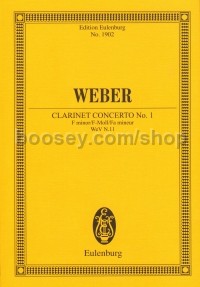 Concerto for Clarinet No.1 in F Minor, Op.73 (Clarinet & Orchestra) (Study Score)
