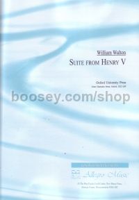 Walton Suite From Henry V Full Score 