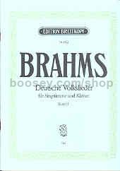 Brahms German Folk Songs (42) vol.2 No22-42 