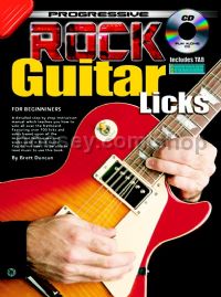 Progressive Rock Guitar Licks (Book & CD) 