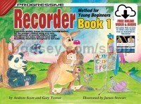 Progressive Recorder Young Beginner 1 (Book & CD) 