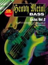 Progressive Heavy Metal Bass Licks 2 (Book & CD)