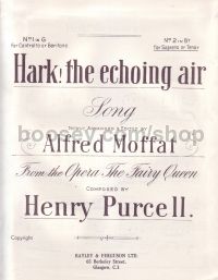 Hark The Echoing Air Bb Purcell                   