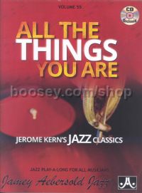 Jerome Kern Yesterdays Jazz Book & CD  (Jamey Aebersold Jazz Play-along Vol. 55)