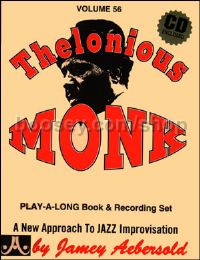 Thelonious Monk Book & CD (Jamey Aebersold Jazz Play-along)