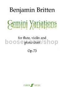 Gemini Variations, Op.79 (Violin, Flute & Piano Duet)