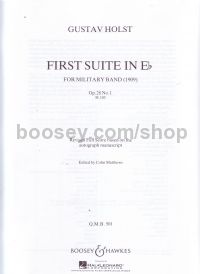 First Suite in Eb (Military Band Full Score)
