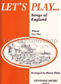 Lets Play Songs Of England Easy piano