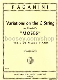Variations On Rossini (Violin & Piano)