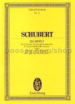 String Quartet in D Minor, D810 (Study Score)