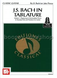 Bach In Tablature Arr-jake Pincus Book & Cd       