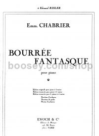 Chabrier Bourree Fantasque Piano Duet 