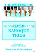 Thirty Fingers: Easy Baroque Trios for piano 6-hands (CD)