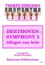 Thirty Fingers: Symphony No. 5, Allegro con brio for piano 6-hands (CD)