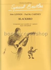 Blackbird (beatles) Score & Parts (5 Guitars) 