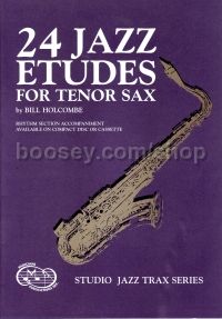 24 Jazz Etudes Tenor Saxophone (book only)