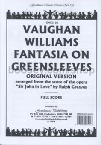 Fantasia On Greensleeves (score)