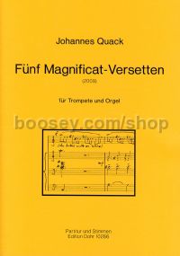 5 Magnificat Versettes - trumpet & organ