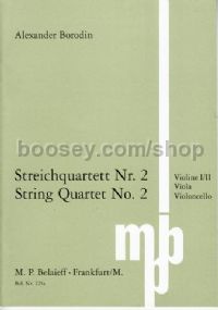 Quartet No2 D. Miniature Score: Ms
