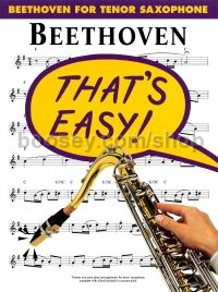 That's Easy Beethoven Tenor Saxophone             