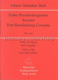 Brandenburg Concerto No.1 in F BWV1046 (Study Score)