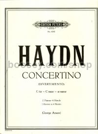 Concertino In C Hobxiv/3 2 Pianos (p6282)   