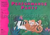 Bastien Performance Party Book A wp278 Piano 