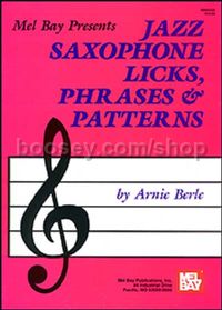 Jazz Saxophone Licks Phrases & Patterns Berle     